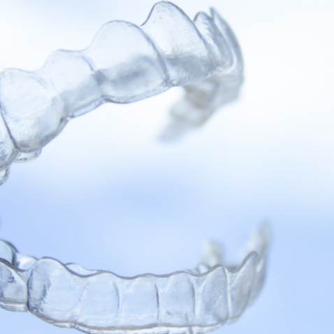 Clear aligner trays similar to Invisalign and ClearCorrect